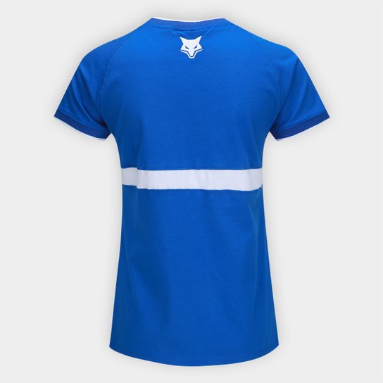 Camiseta Cruzeiro Raglan Feminina