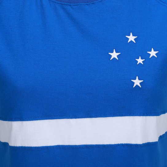 Camiseta Cruzeiro Raglan Feminina