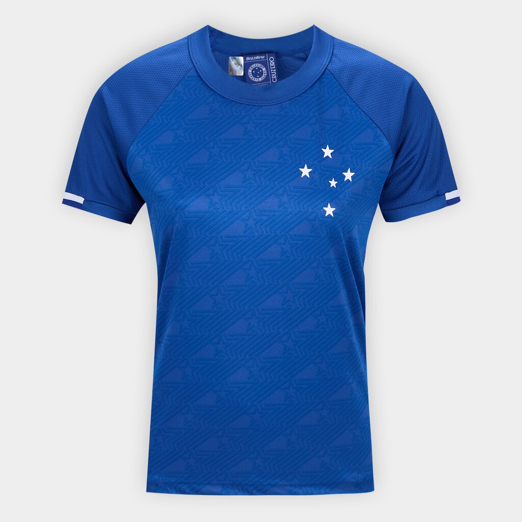 Camiseta Cruzeiro Raglan Feminina