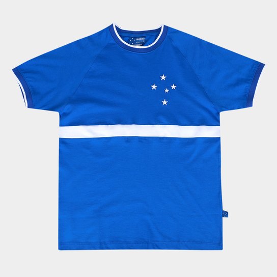 Camiseta Cruzeiro Raglan Juvenil