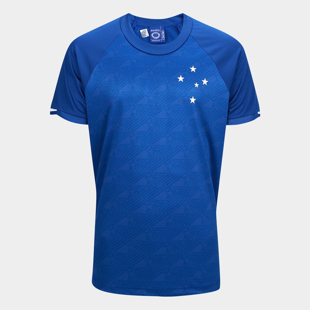 Camiseta Cruzeiro Raglan Masculina