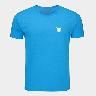 Camiseta Cruzeiro Raposa Masculina - Azul Claro