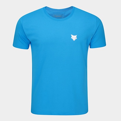 Camiseta Cruzeiro Raposa Masculina - Azul Claro