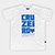 Camiseta Infantil Clássica Cruzeiro - Branco