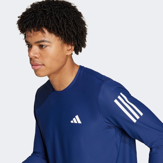 Camiseta Manga Longa Adidas Own The Run Base Masculina