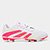 Chuteira Campo Adidas Predator Artilheira 25 Unissex - Branco+Rosa