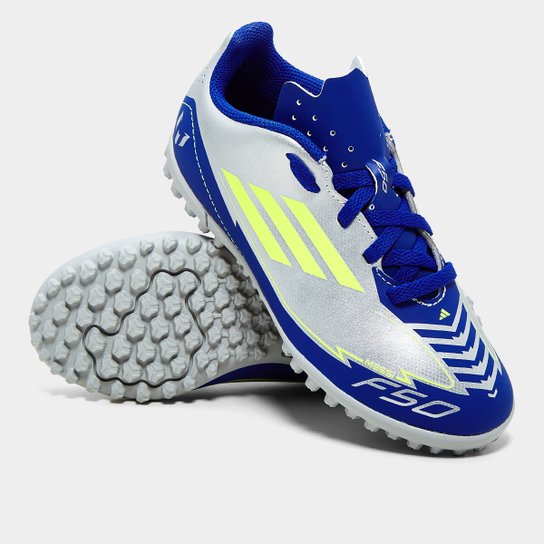 Chuteira Society Infantil Adidas F50 Club Messi