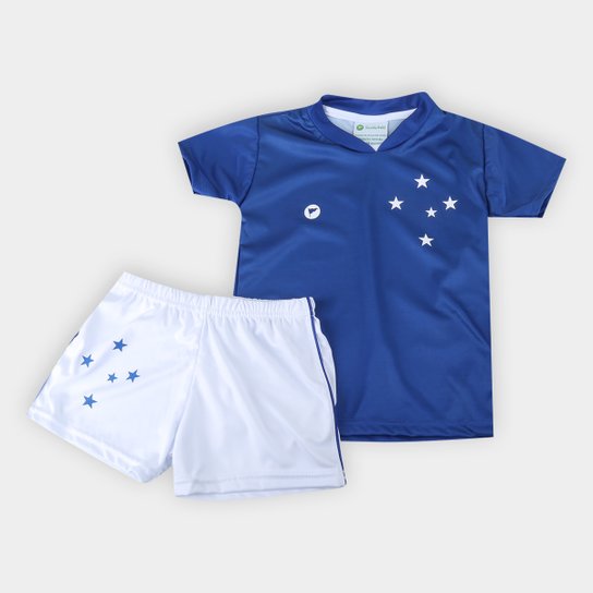 Conjunto Cruzeiro Bebê Torcida Baby Sublimado
