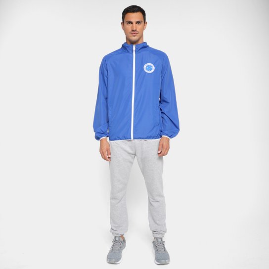 Jaqueta Corta Vento Cruzeiro Oldoni Sports Masculina