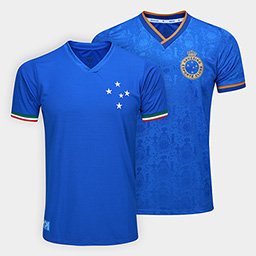Kit Camisa Cruzeiro 2003 Tríplice Coroa + Camisa Cruzeiro Palestra I Masculina