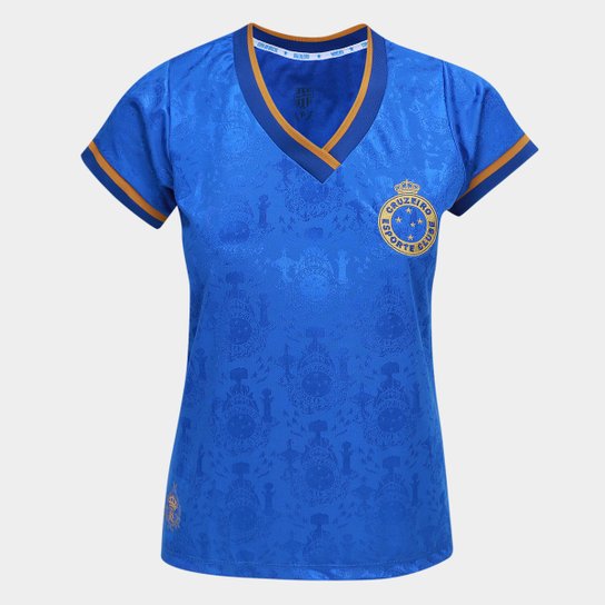 Kit Camisa Cruzeiro RetrôMania 2003 Tríplice Coroa Casal que Torce Junto