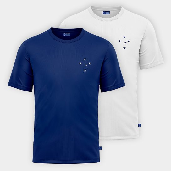 Kit Camiseta Cruzeiro Classic C/2 Masculina