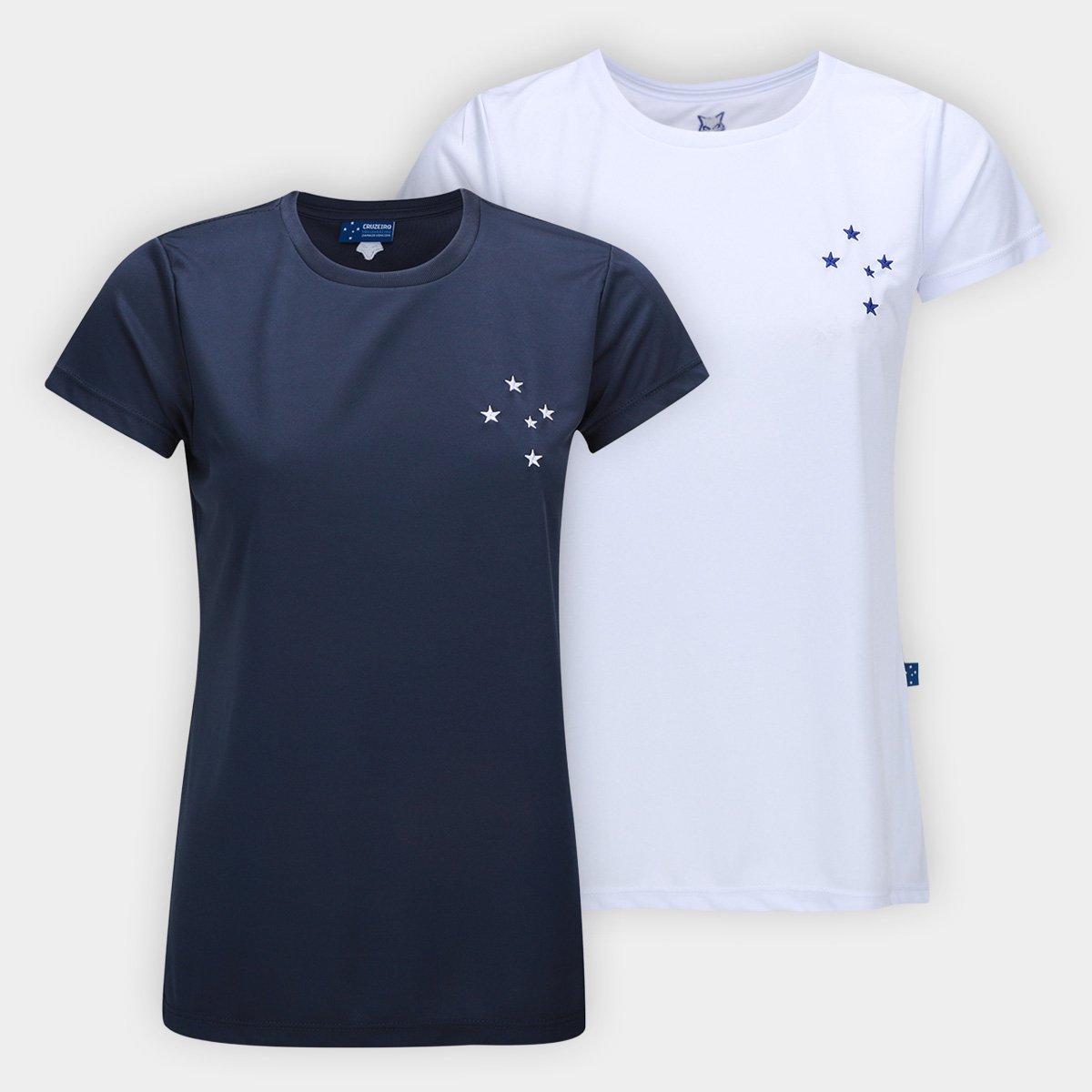 Kit Camiseta Cruzeiro Esportiva C/2 Feminina 2