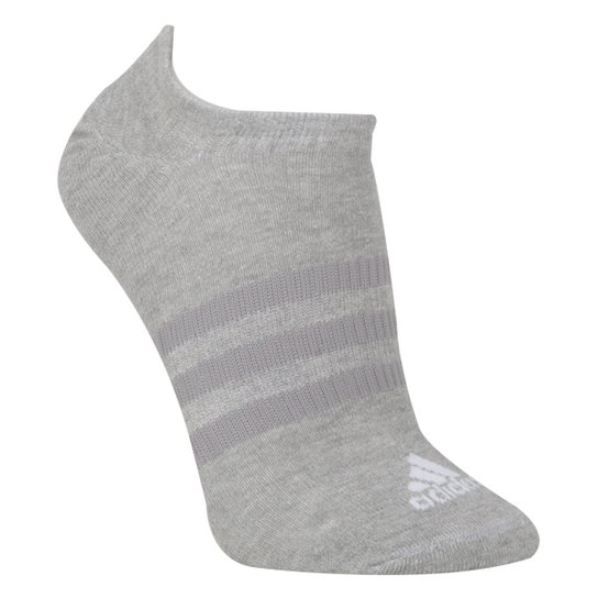 Kit Meia Adidas Cano Baixo Sportswear c/ 3 Pares