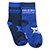 Kit Meia Cruzeiro Infantil Rikam c/ 2 Pares - Azul