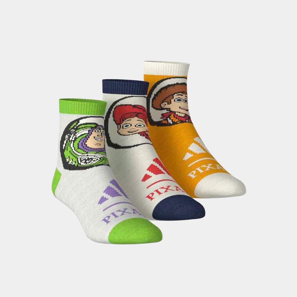 Kit Meia Infantil Adidas 3 Pares Menina