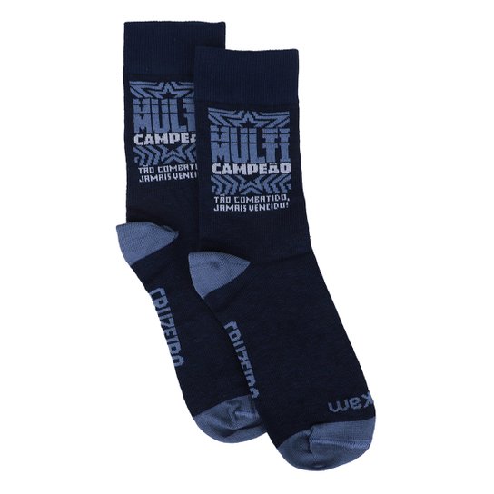 Meia Cruzeiro Cano Longo Rikam