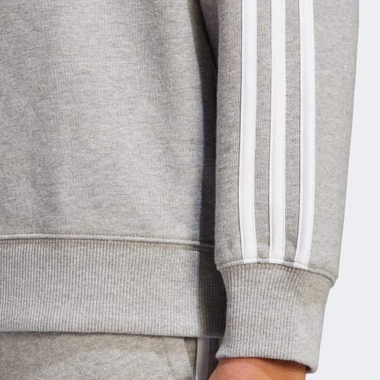 Moletom Adidas Essentials 3 Listras Feminino