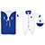 Saída de Maternidade Cruzeiro Infantil Unissex - Azul+Branco