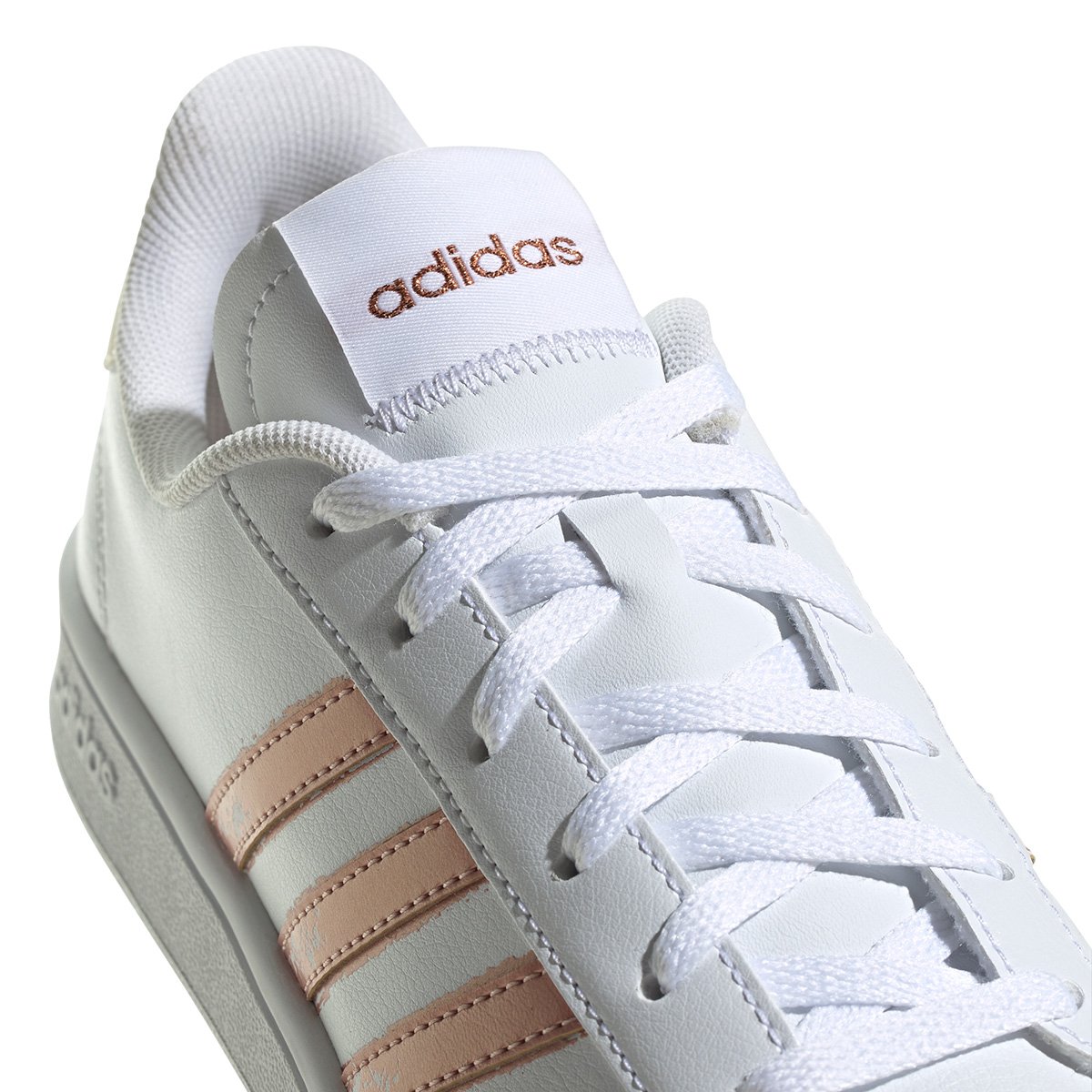 Tênis Adidas Grand Court Base Beyond Feminino - Amadeirado | Loja Cruzeiro