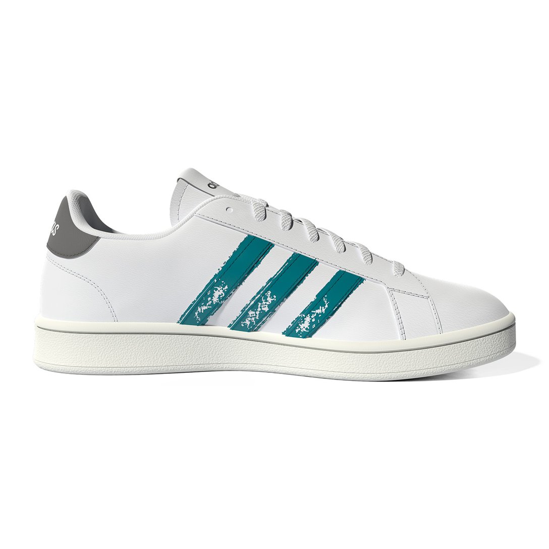 Tênis Adidas Grand Court Base Beyond Masculino - Branco | Loja Cruzeiro