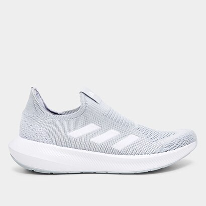 Tênis Adidas Lite Flow - Cinza+Branco