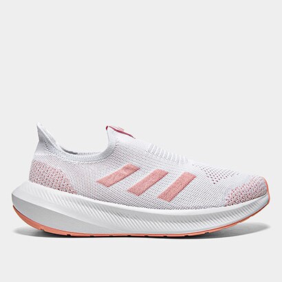 Tênis Feminino Adidas Lite Flow - Branco+Rosa